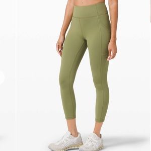 Lululemon Invigorate High-Rise Tight 25" in Light Green Size 2‎